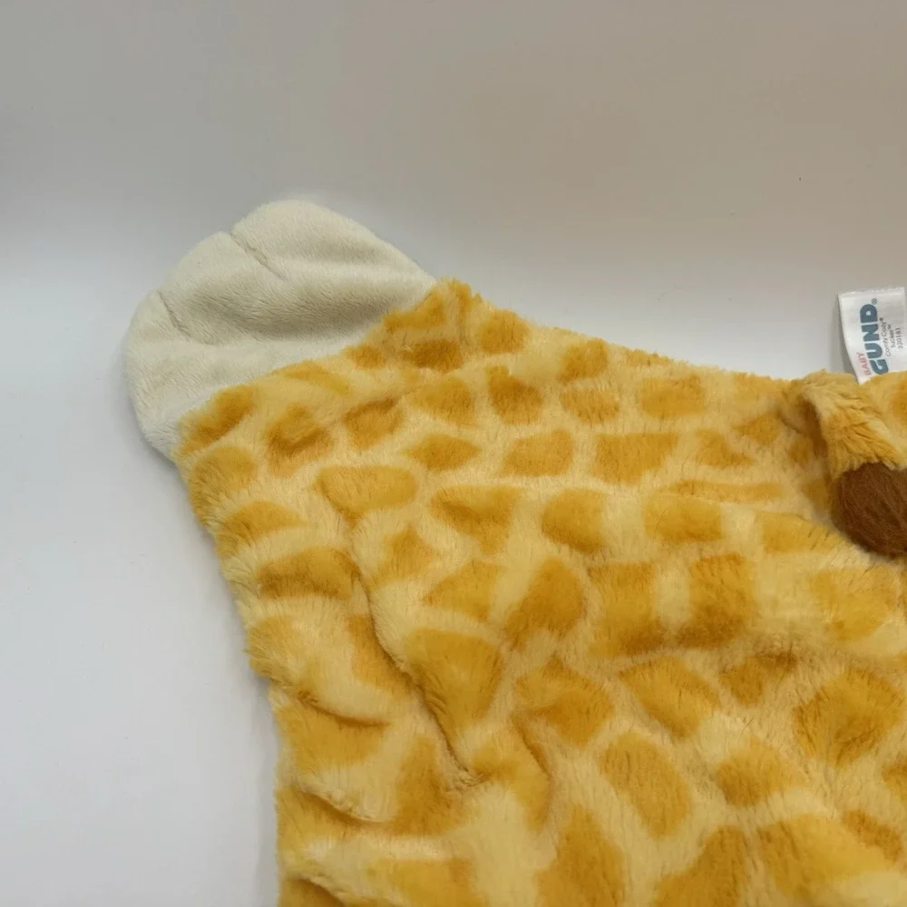 GUND Comfy Cozy Giraffe Baby Security Blanket Lovey Plush Satin Back 320181